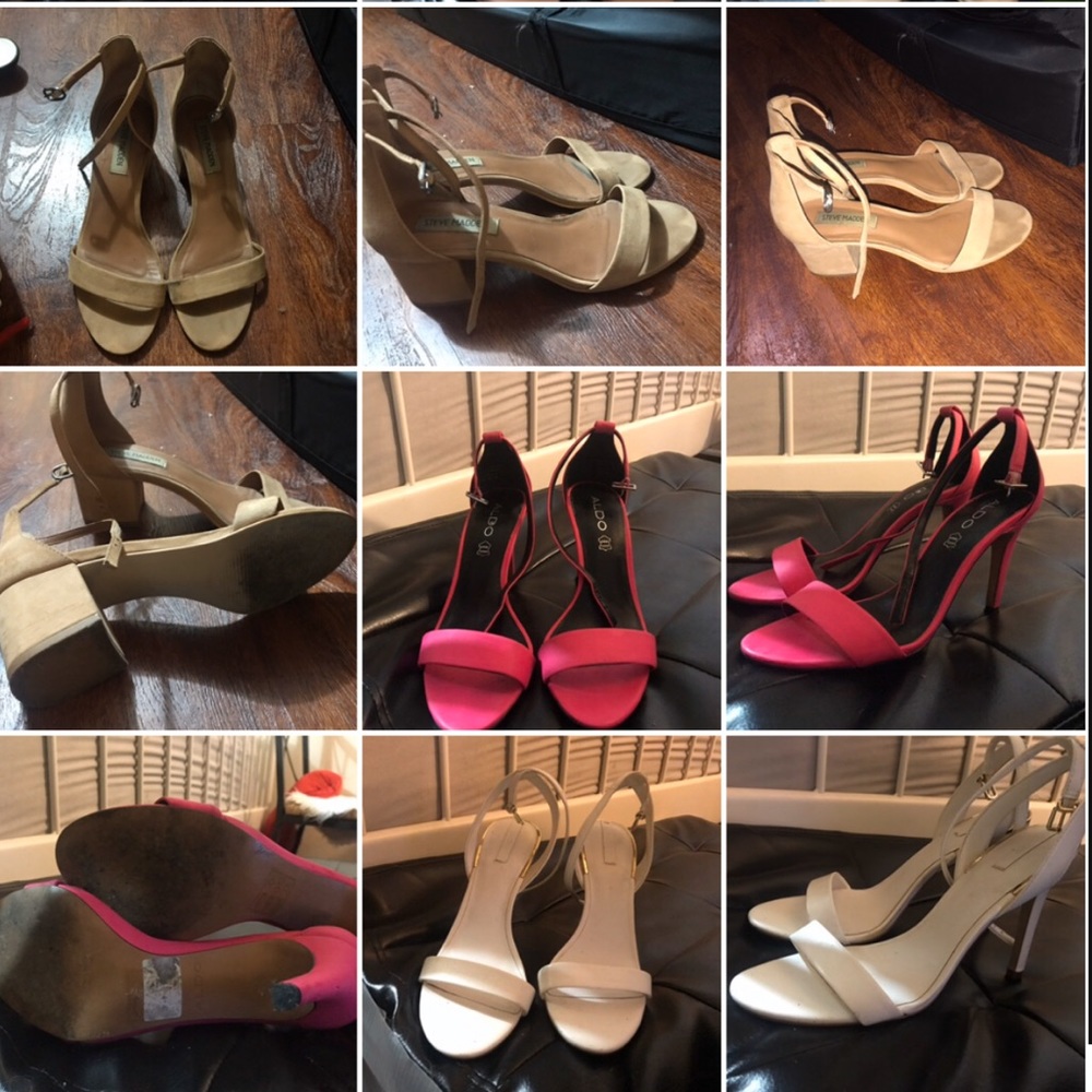 Three Aldo sandal bundle